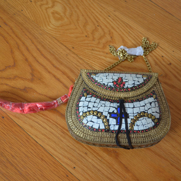 SAM EDELMAN Tassel Iron Minaudiere Bag - Picture 8 of 8